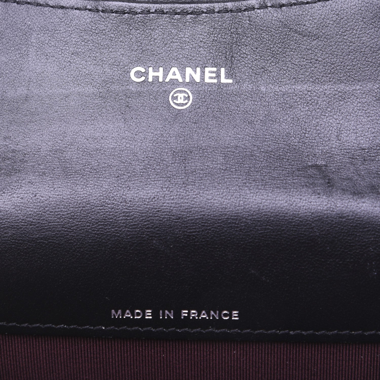 Chanel Lambskin Quilted Flap Card Holder Black 9 of 10