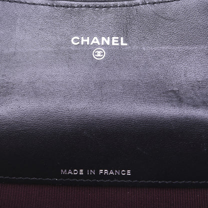 Chanel Lambskin Quilted Flap Card Holder Black 9 of 10