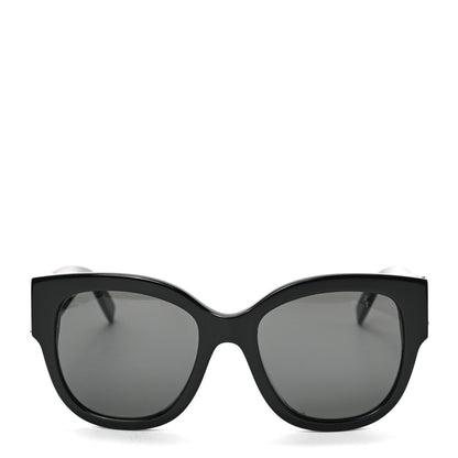 Saint Laurent Acetate Cateye Sunglasses SL M95 F Black 2 of 6