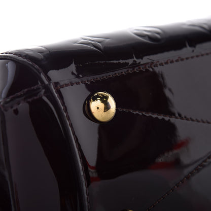 Louis Vuitton Vernis Montaigne BB Amarante 9 of 12