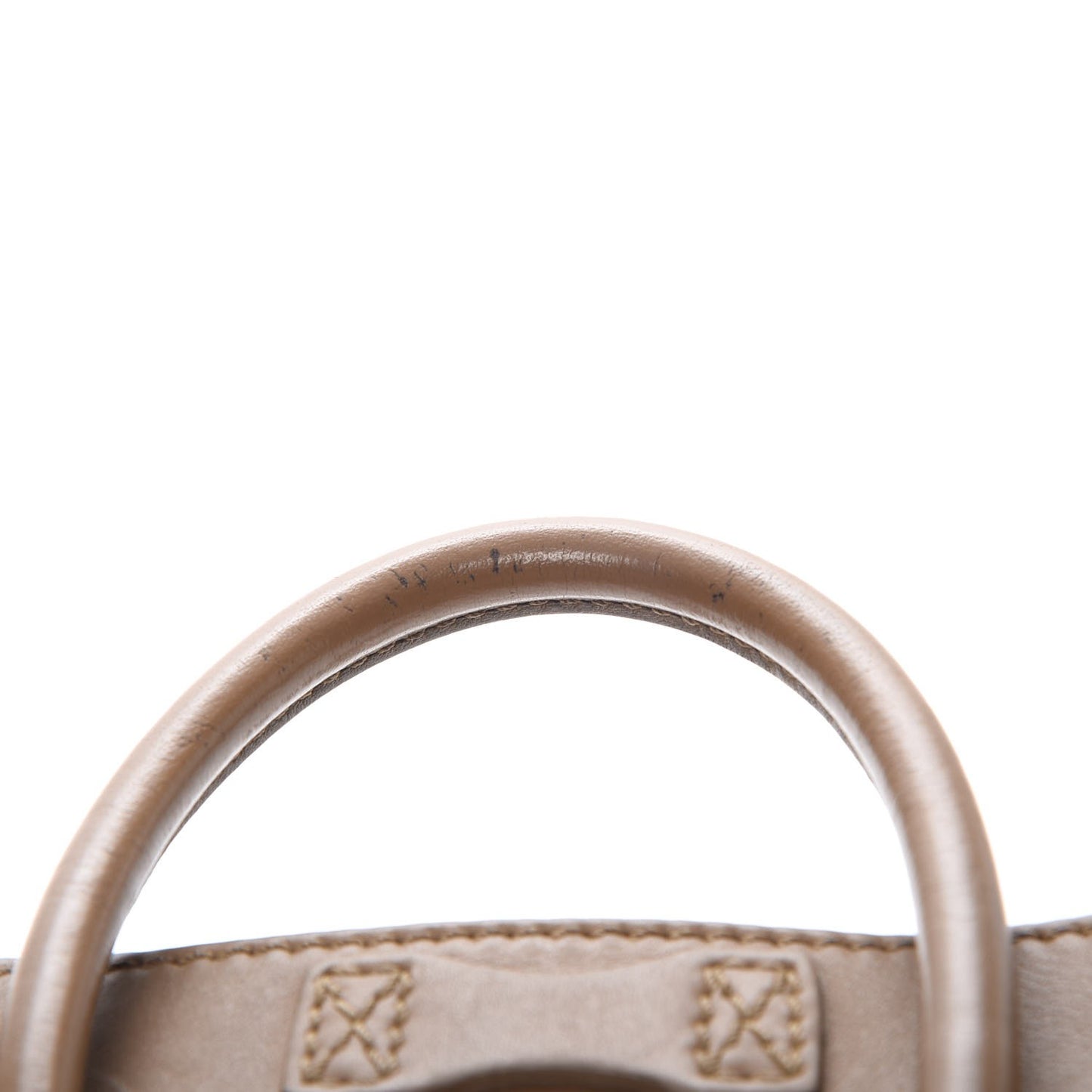 Smooth Calfskin Nano Luggage Camel
