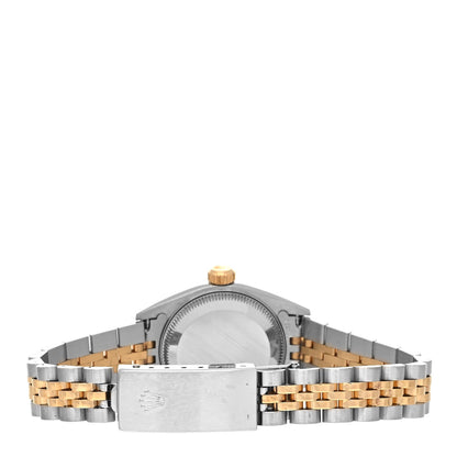 Rolex Stainless Steel 18K Yellow Gold Diamond 26mm Oyster Perpetual Datejust Watch Silver Jubilee 79173 3 of 4