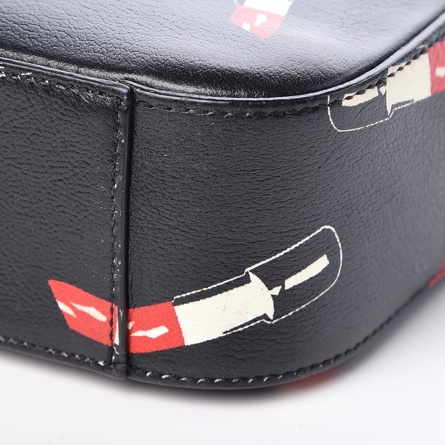 Saint Laurent Calfskin Lipstick Print Small Monogram Camera Bag Black 9 of 9
