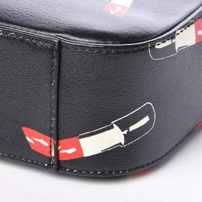 Saint Laurent Calfskin Lipstick Print Small Monogram Camera Bag Black 9 of 9