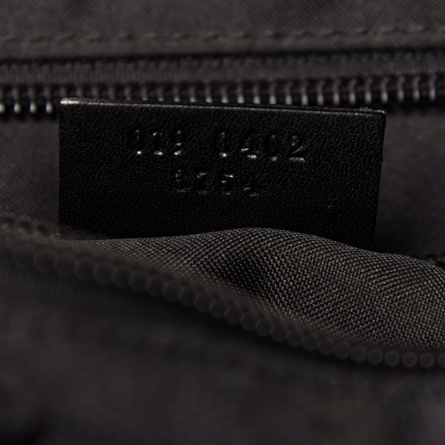 Gucci Nylon Calfskin Large Tote Black 7 of 12