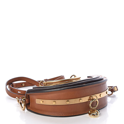 Chloe Calfskin Small Nile Bracelet Minaudiere Bag Caramel 4 of 8
