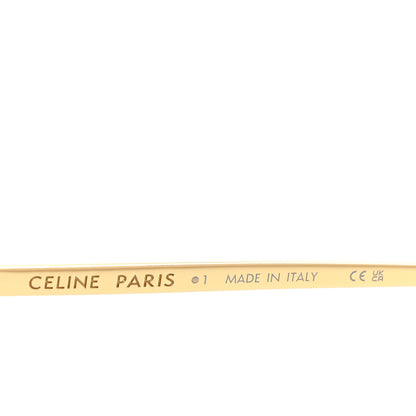 Celine Metal Rhinestone Sunglasses CL40285U Gold 5 of 8