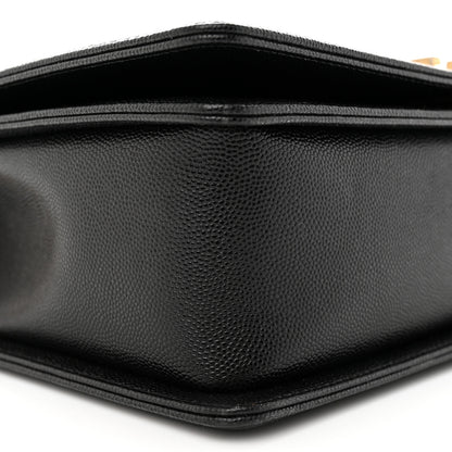 Chanel Caviar Quilted New Medium Boy Flap Black 9 of 10
