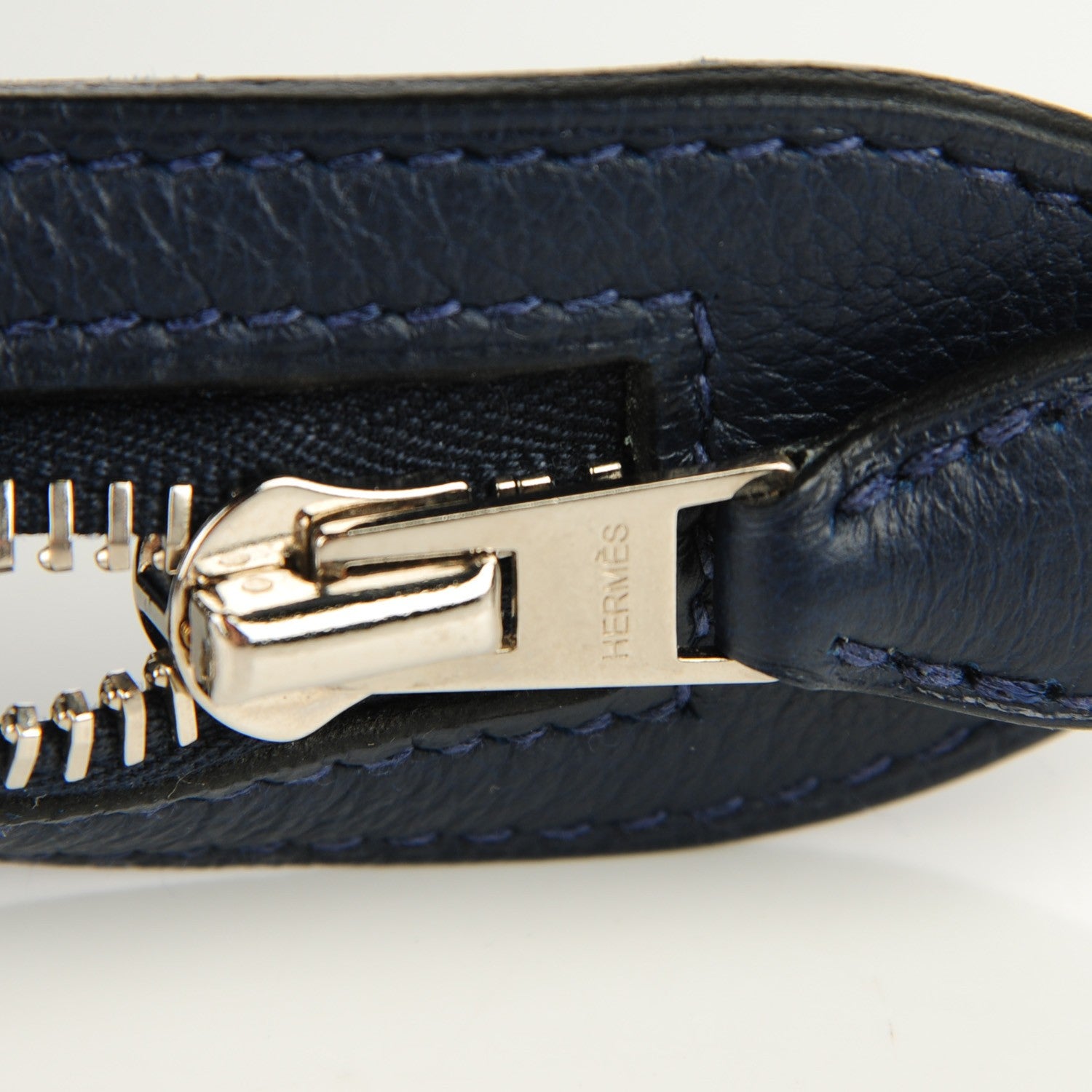 Hermes Taurillon Clemence Atlas 35 Bleu Saphir 10 of 10