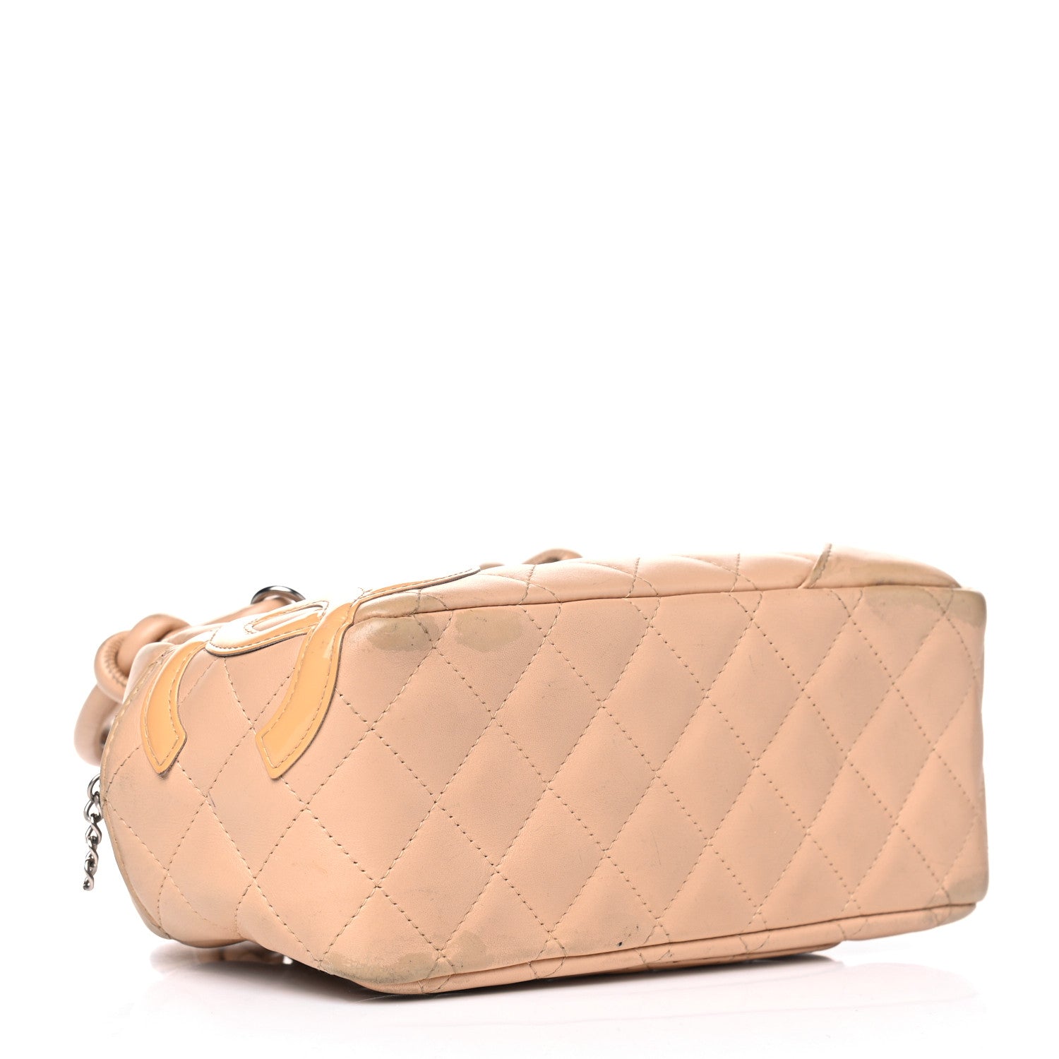 Chanel Calfskin Quilted Small Cambon Bowler Beige 3 of 19