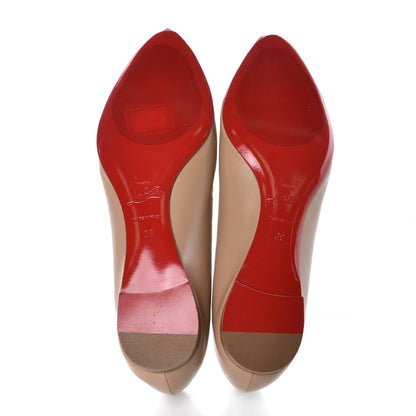 Christian Louboutin Nappa Eloise Flats 39 Nude 5 of 7