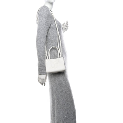 Telfar Vegan Leather Small Shopping Bag White 2 of 9