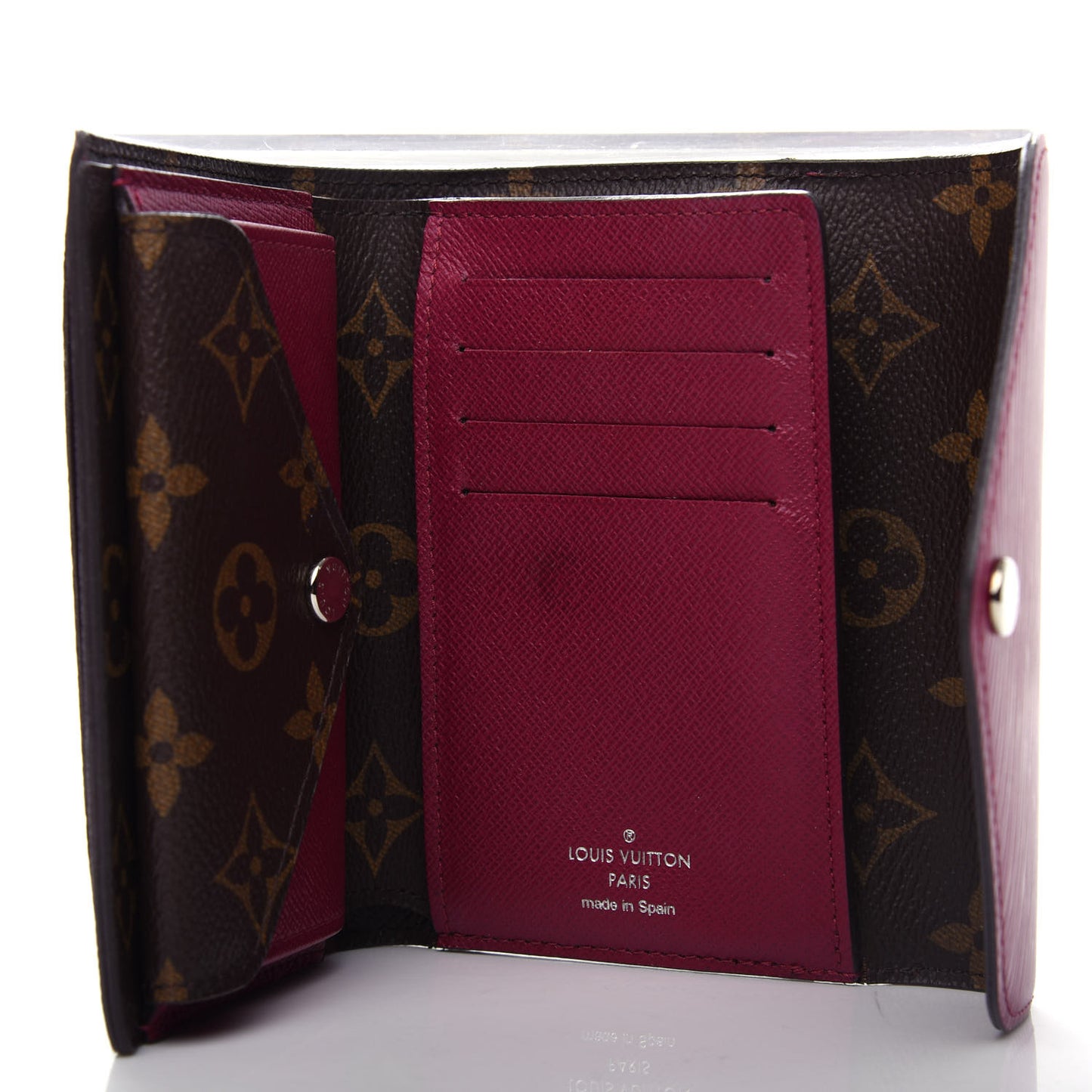 Epi Monogram Marie-Lou Compact Wallet Fuchsia