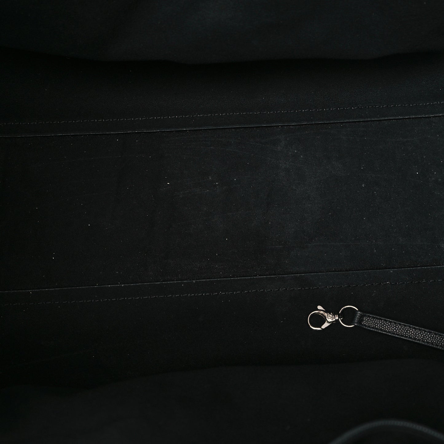 Caviar Medium Studded Deauville Tote Black