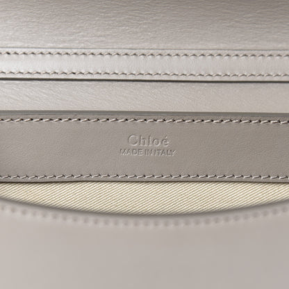 Chloe Calfskin Suede C Clutch With Chain Motty Grey 8 of 10
