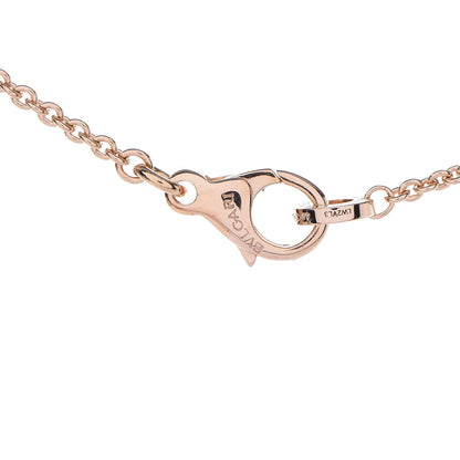 Bulgari 18K Rose Gold Diamond BVLGARI BVLGARI Link Pendant Necklace 8 of 11