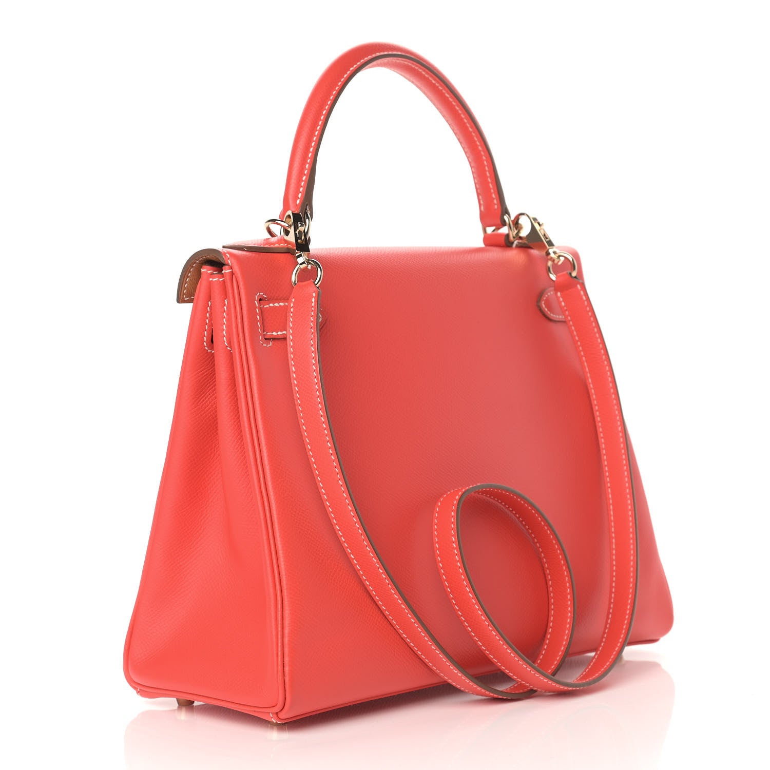 Hermes Epsom Candy Kelly Retourne 28 Rose Jaipur Gold 2 of 41
