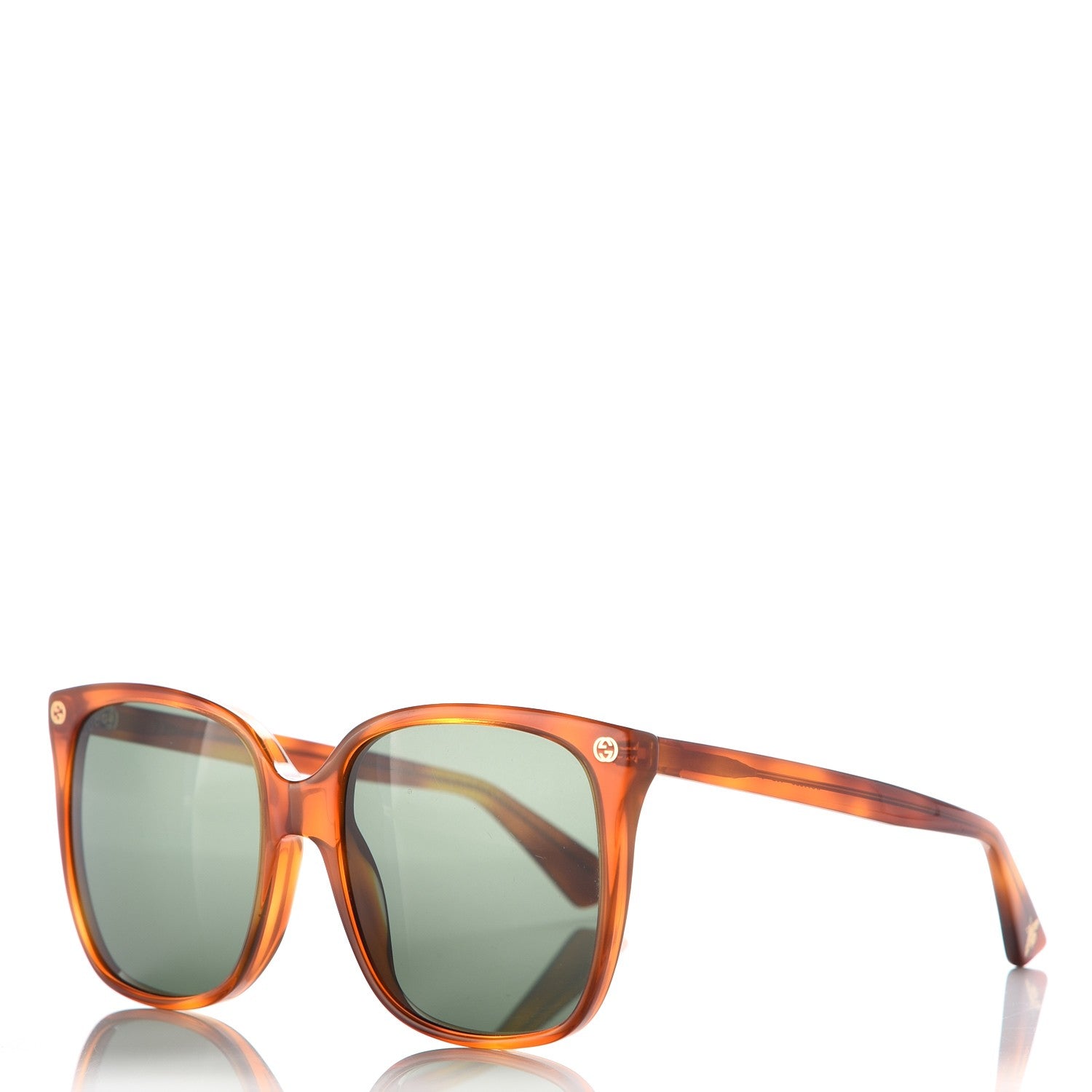 Gucci GG Sunglasses GG0022/S Tortoise 1 of 6