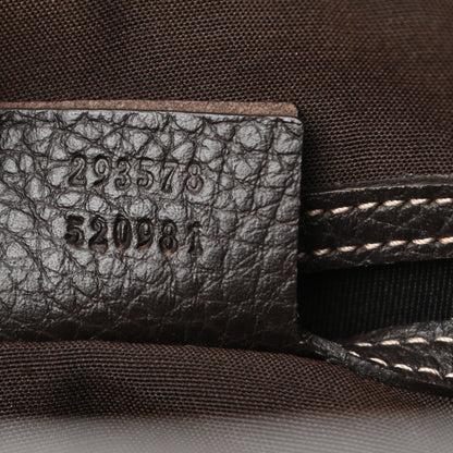 Gucci Crystal Monogram Medium Abbey Shoulder Bag Dark Brown 7 of 16