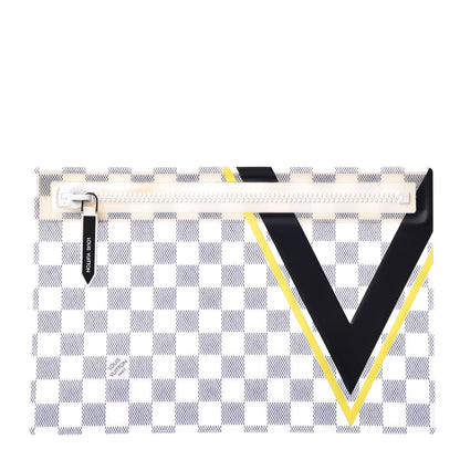 Louis Vuitton Damier Azur Latitude America's Cup Waterproof Zipped Pouch 1 of 8