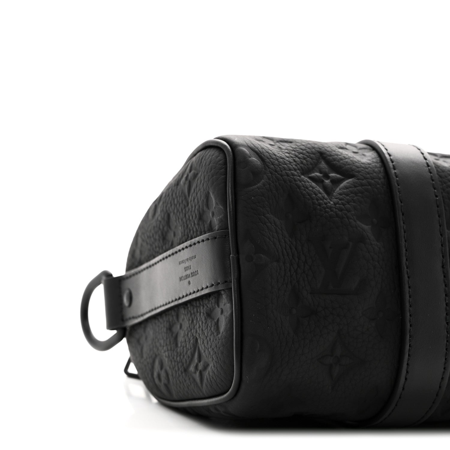 Louis Vuitton Monogram Taurillon Keepall Bandouliere 25 Black 8 of 10