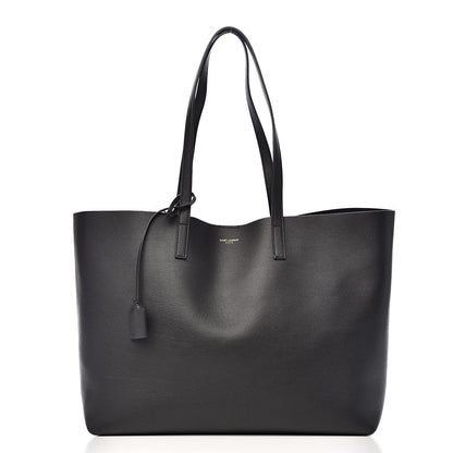 Saint Laurent Calfskin Large Shopping Tote Black 3 of 11