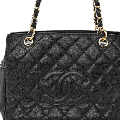 Chanel Caviar Quilted Petit Timeless Tote PTT Black 8 of 10