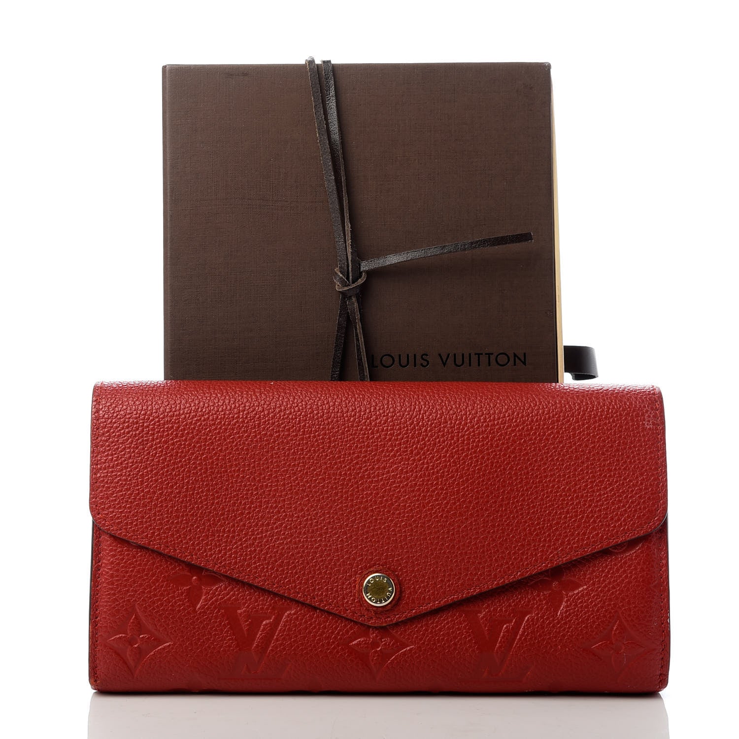 Louis Vuitton Empreinte Sarah Wallet NM Cherry 9 of 9