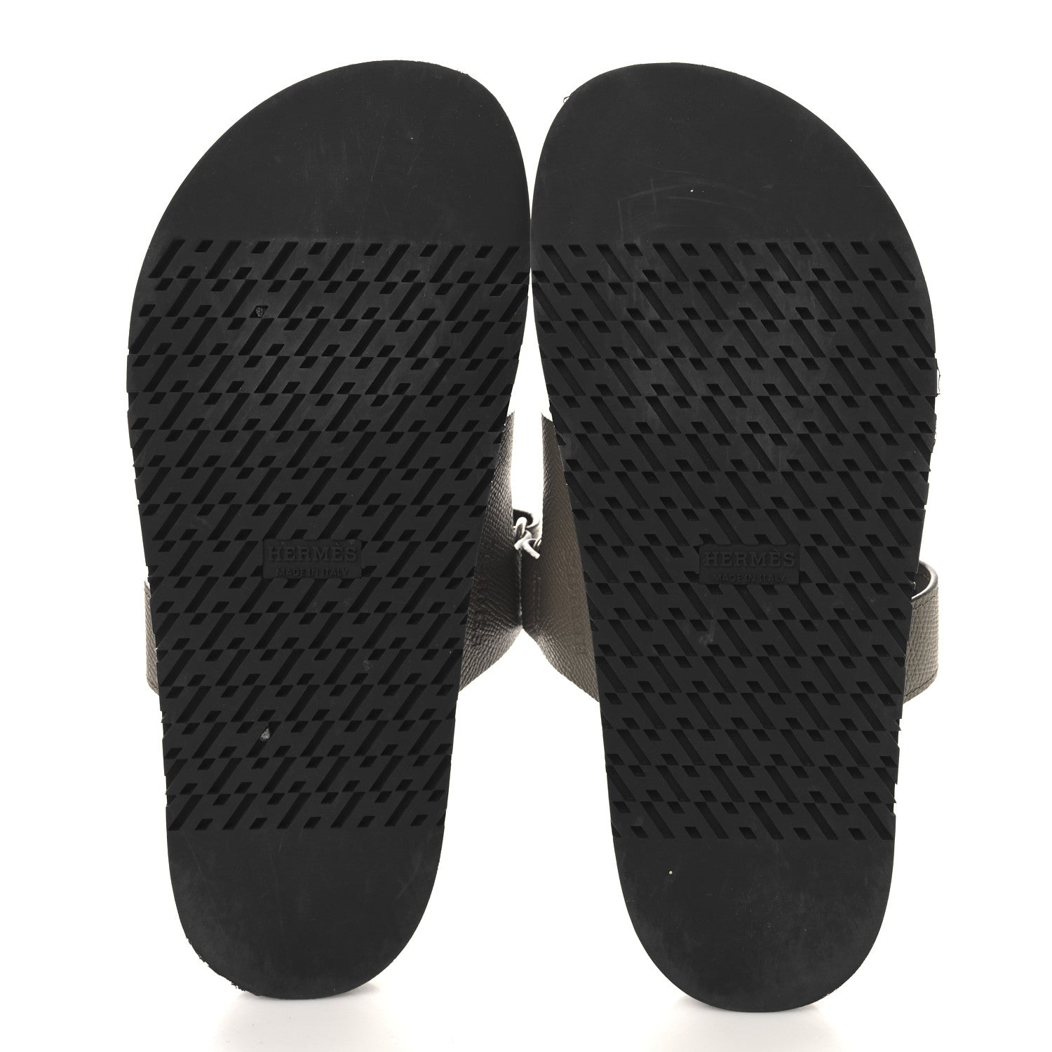 Hermes Epsom Womens Chypre Sandals 39 Etoupe 6 of 9