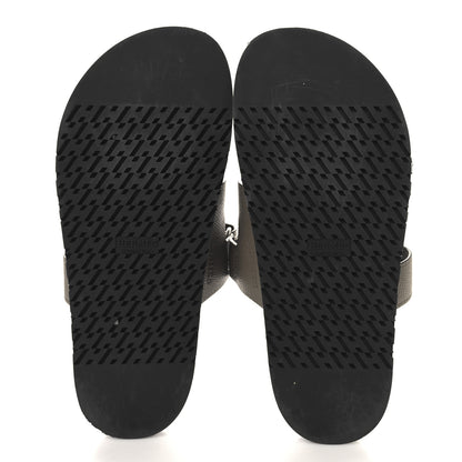 Hermes Epsom Womens Chypre Sandals 39 Etoupe 6 of 9