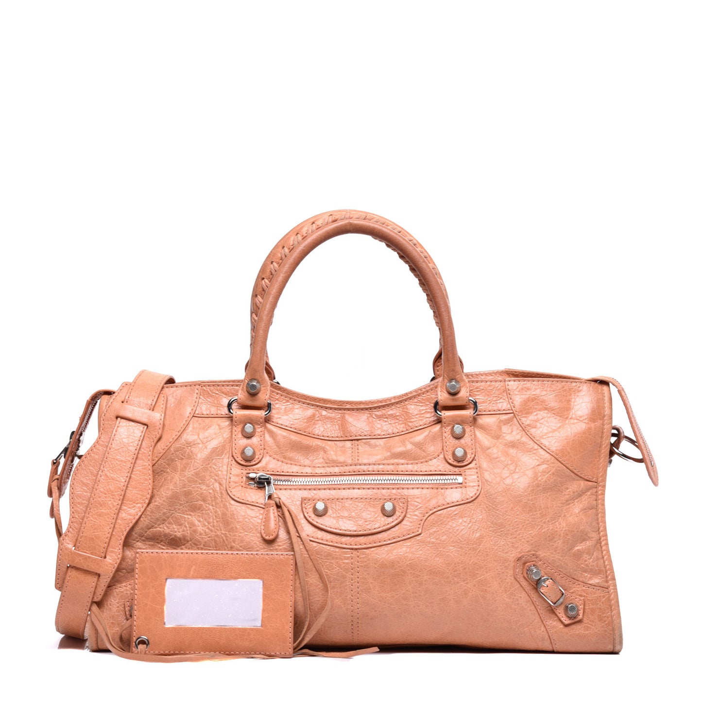 Agneau Giant 12 Silver Hardware Part Time Rose Blush