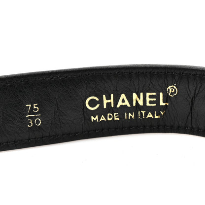 Chanel Lambskin Quilted Flap Waist Belt Bag 75 30 Black 7 of 14