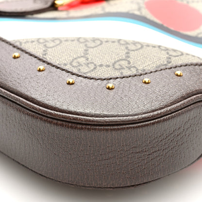 Gucci GG Supreme Monogram Web Geometric Small Jackie 1961 Beige Multicolor Brown Sugar 9 of 9