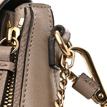 Chloe Suede Calfskin Mini Faye Backpack Motty Grey 16 of 16
