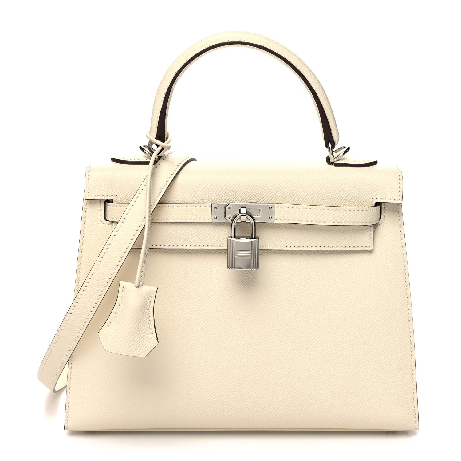 Hermes Epsom Verso Kelly Sellier 25 Nata Ocre 1 of 10