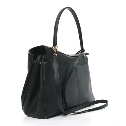 Balenciaga Natural Smooth Calfskin Medium Rodeo Top Handle Handbag Pine Green 3 of 9