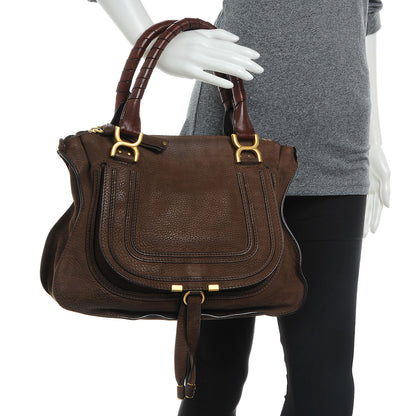 Chloe Nubuck Calfskin Medium Marcie Satchel 2 of 7