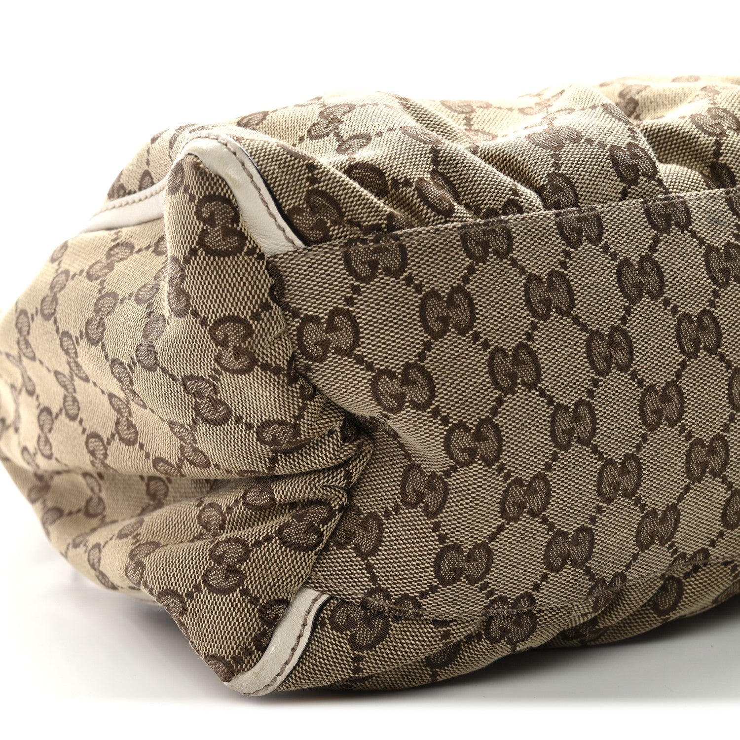Gucci Monogram Large D Gold Hobo Off White 9 of 13