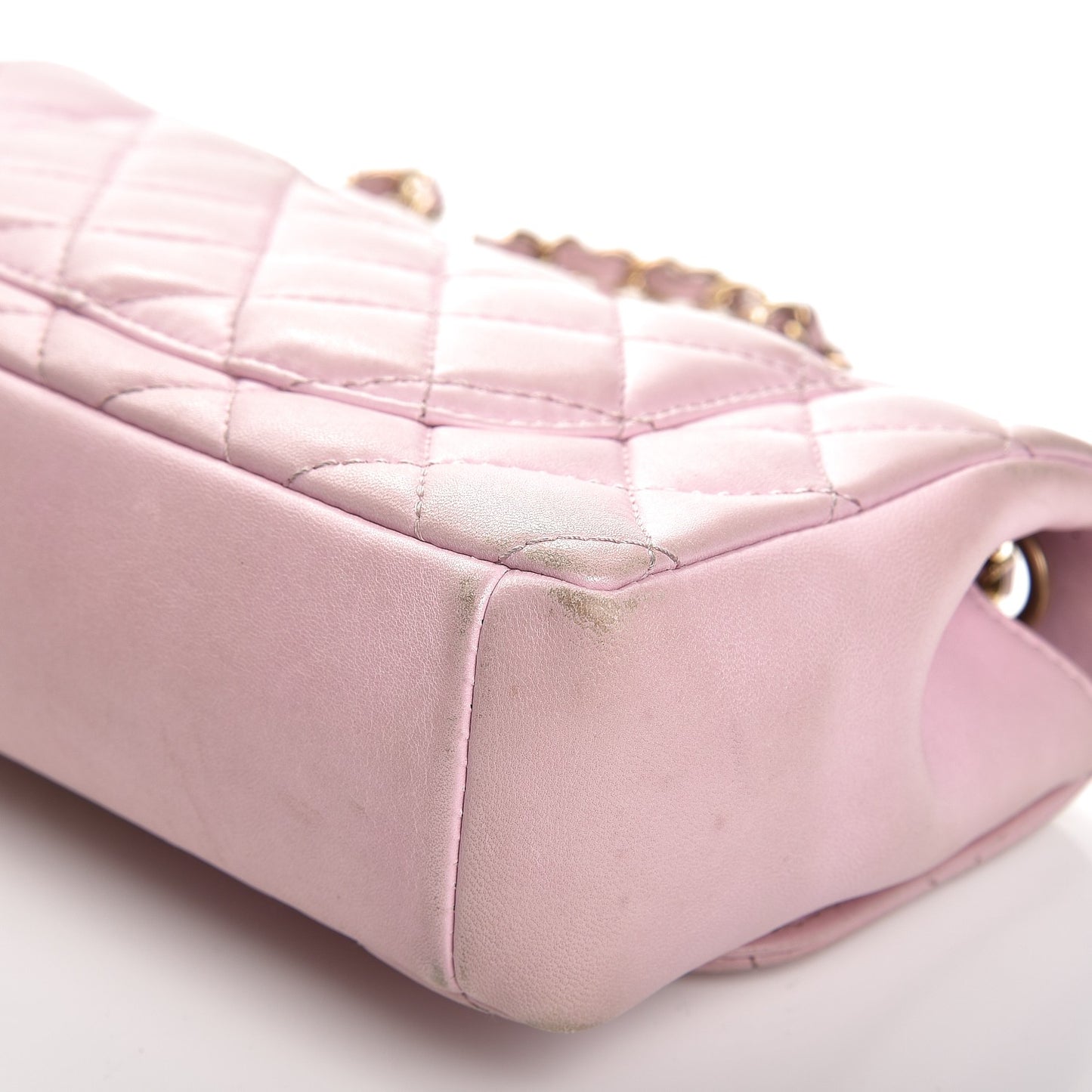 Lambskin Quilted Mini Mademoiselle Chic Flap Pink