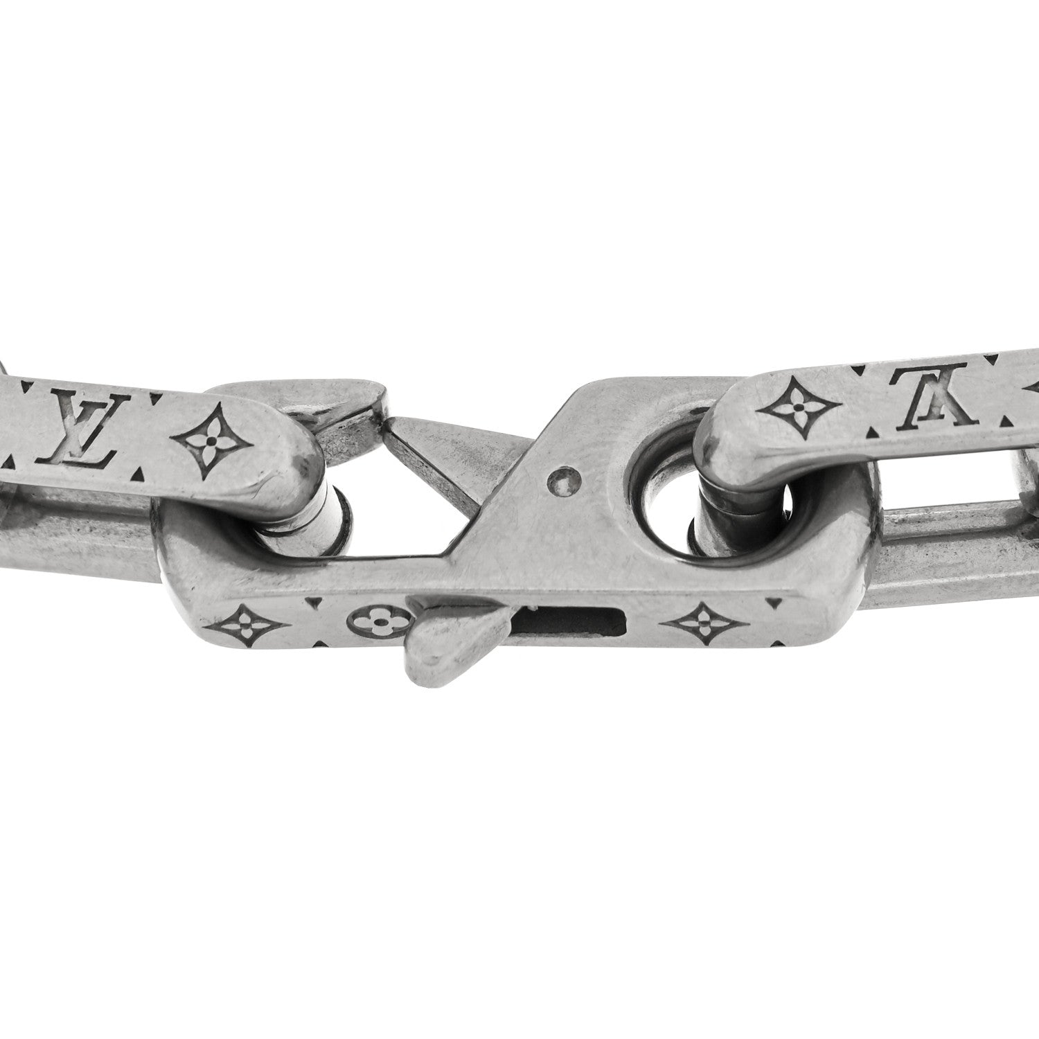 Louis Vuitton Monogram Chain Bracelet Silver 1753899 – FASHIONPHILE