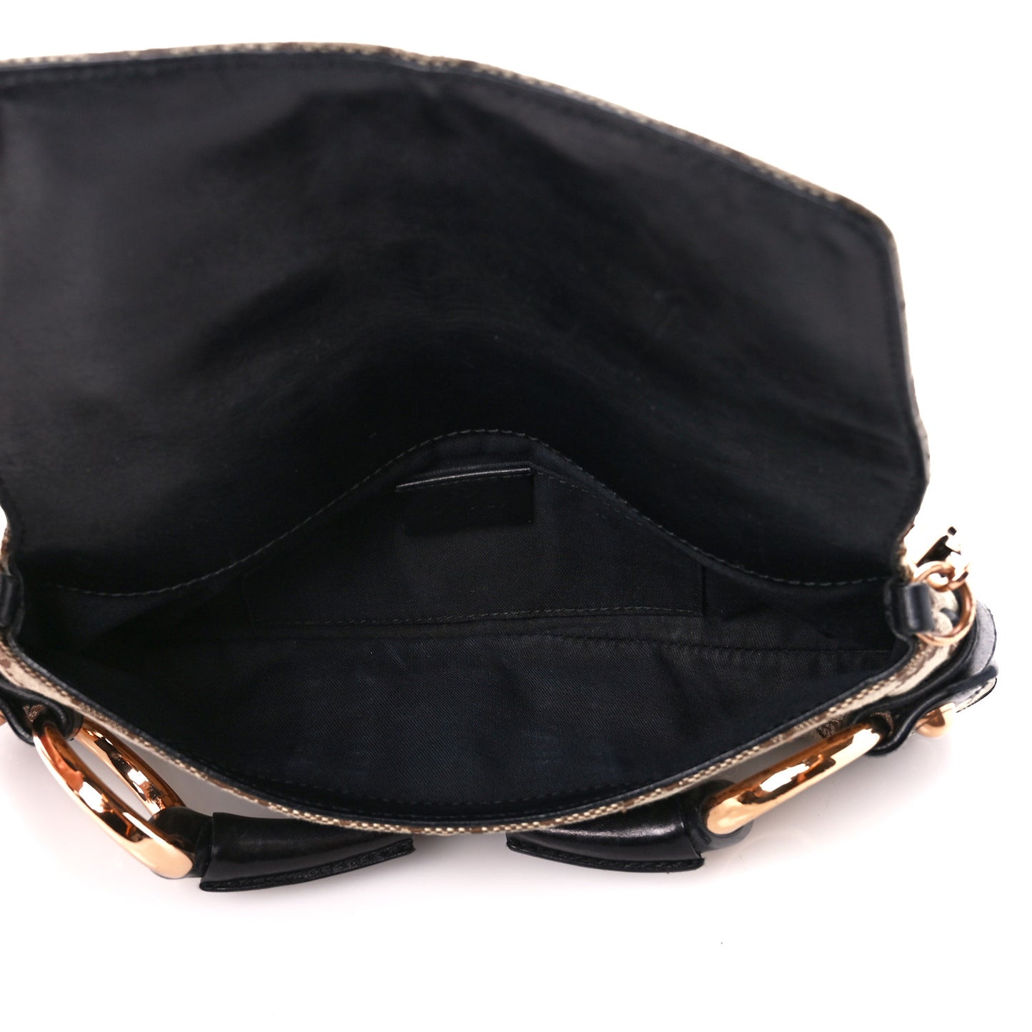 Tom Ford Monogram Horsebit Web Clutch Purple