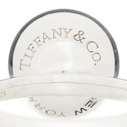 Tiffany Sterling Silver 12mm HardWear Ball Ring 51 5.75 6 of 7