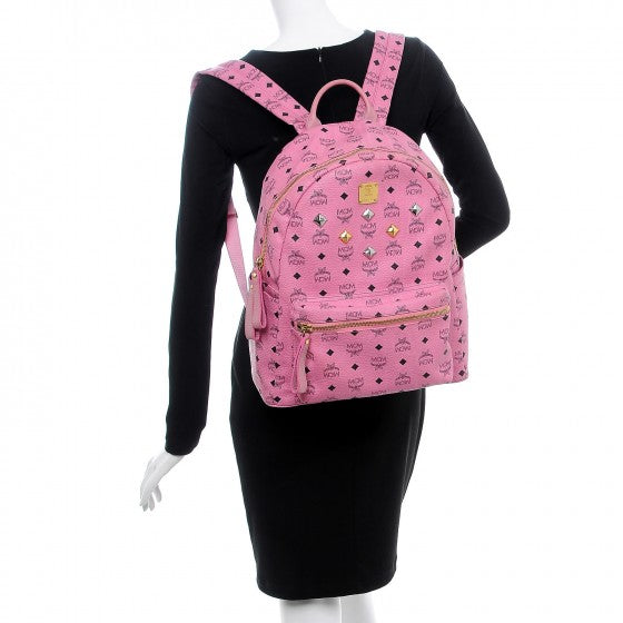 Visetos Medium Sprinkle Stud Stark Backpack Pink