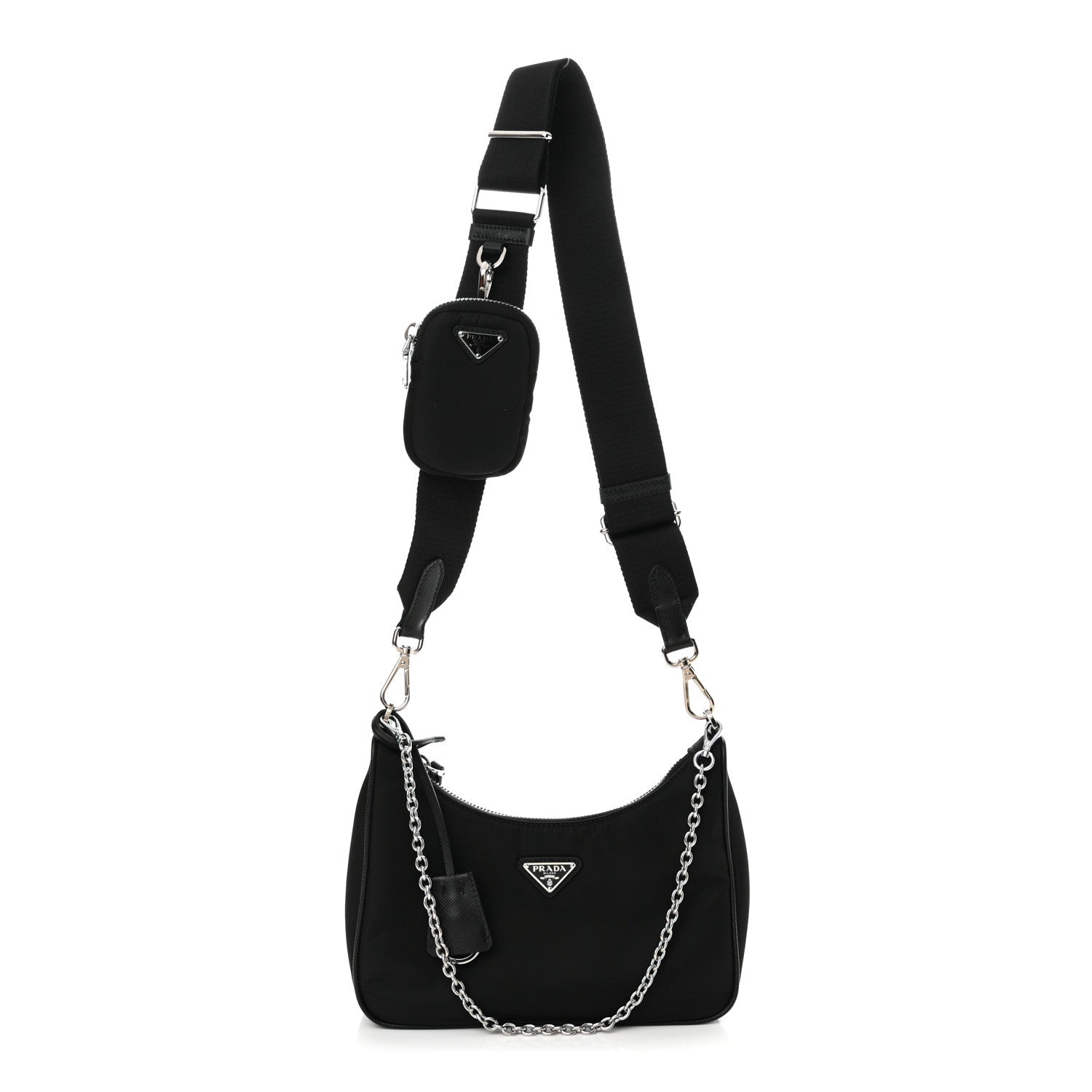Prada Nylon Re-Edition 2005 Shoulder Bag Black 1 of 10