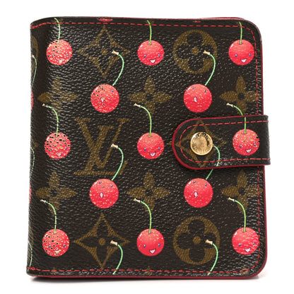 Louis Vuitton Monogram Cerises Compact Zippe Wallet 1 of 8