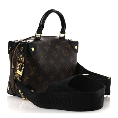 Louis Vuitton Monogram Petite Malle Souple Black 2 of 10