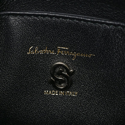 Salvatore Ferragamo Denim Round Bag Blue 6 of 8