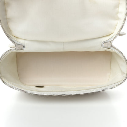 Chanel Crumpled Calfskin PVC Quilted Backpack White 4 of 10