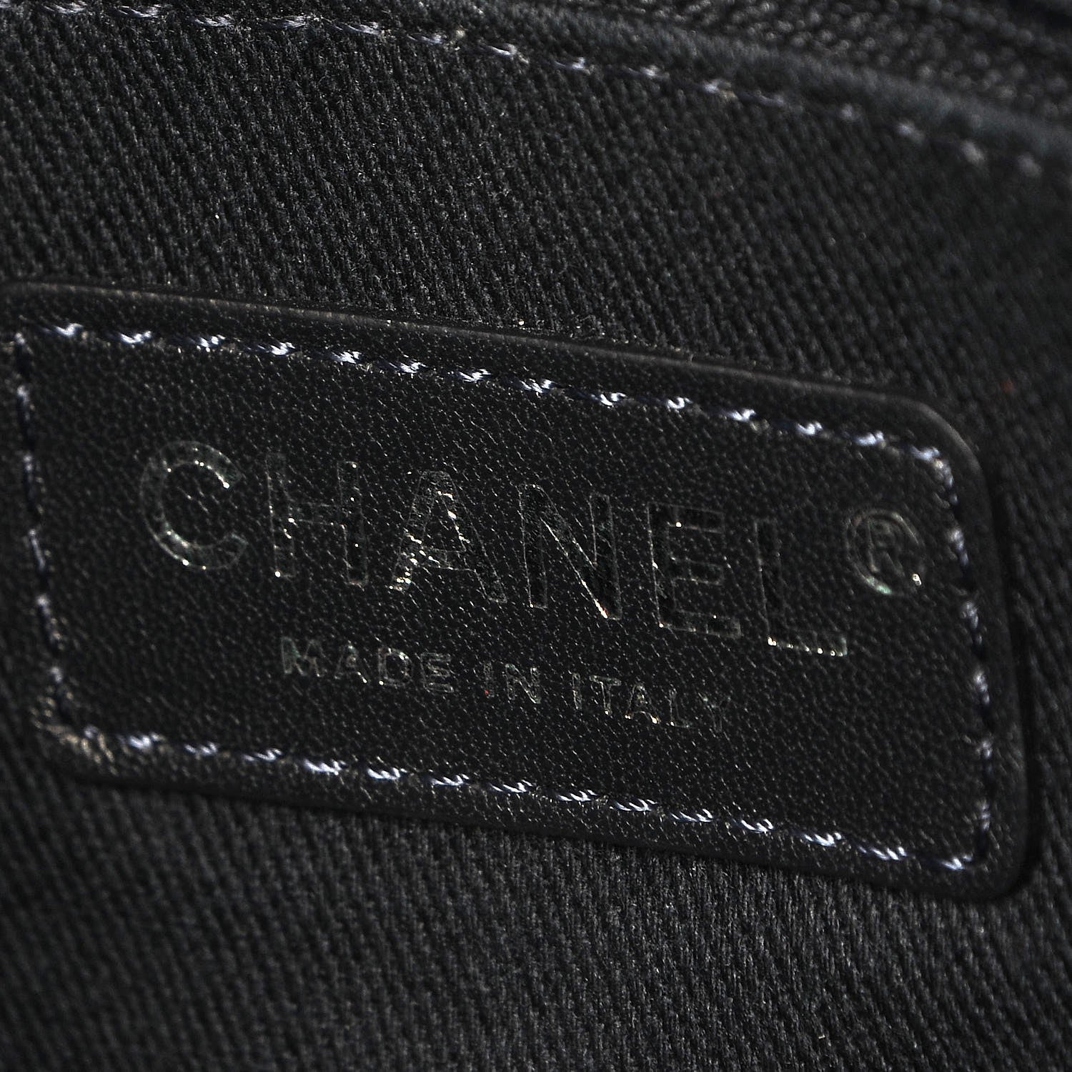 Chanel Canvas Small Deauville Tote Dark Blue 6 of 7