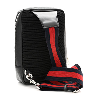 Gucci GG Supreme Monogram Web Belt Bag Black Grey 3 of 13